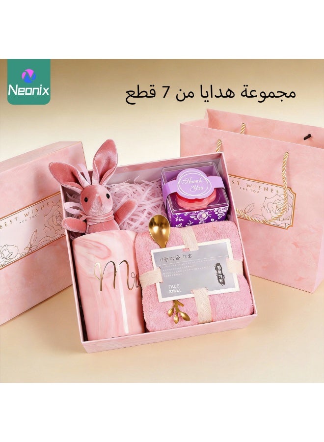 Neonix Gifts Basket for Women - Birthday Gifts for Women, Relaxing Spa Gift Basket Set，Unique Gift Ideas for Women, Gifts for Mom Sister Best Friend Wife, Coworker Teacher Nurse Gifts for Women - Image 1
